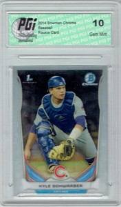 Kyle-Schwarber-2014-Bowman-Chrome-CDP2-PGI-10-Cubs-Rookie-Card