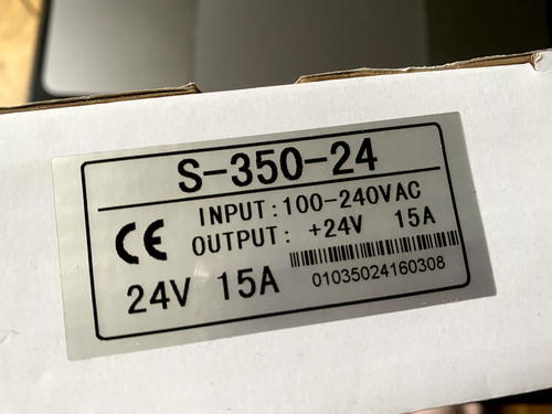 BNIB -360W 24V DC LED DRIVER / LED POWER SUPPLY / LED TRANSFORMER - (15.0A IP21) - Picture 2 of 5