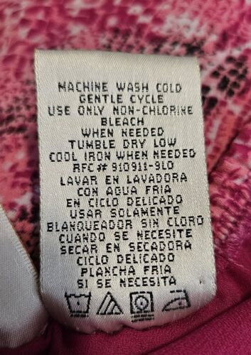 Kathie Lee Collection Womens Lined Skirt ~ Pink Size 8/10 Medium - Picture 5 of 8
