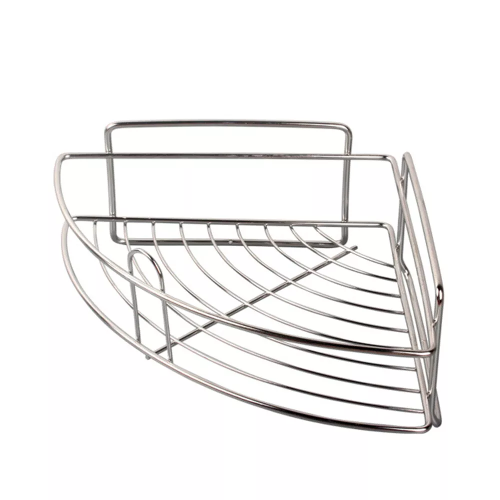Self adhesive outlet corner shelf