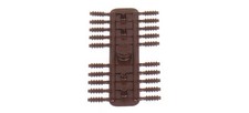 SOMMERFELDT 167 Scala HO Isolatori color bruno (misure 1,9 mm x 6) - pz. 40