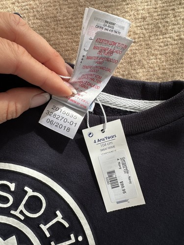 BNWT Jacadi Kids Boys Or Girls Navy Jumper Size 4Y Sweatshirt RRP $100 - Picture 5 of 7