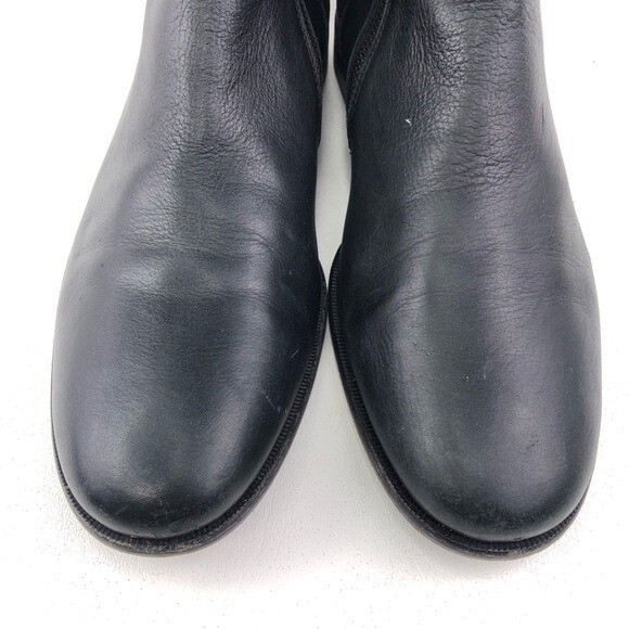Aquatalia Kenneth Black Leather Ankle Boots Mens 10.5 Kenneth Cole Mens Casual Shoes Peyton Lace Up Black Chukka  main image 3