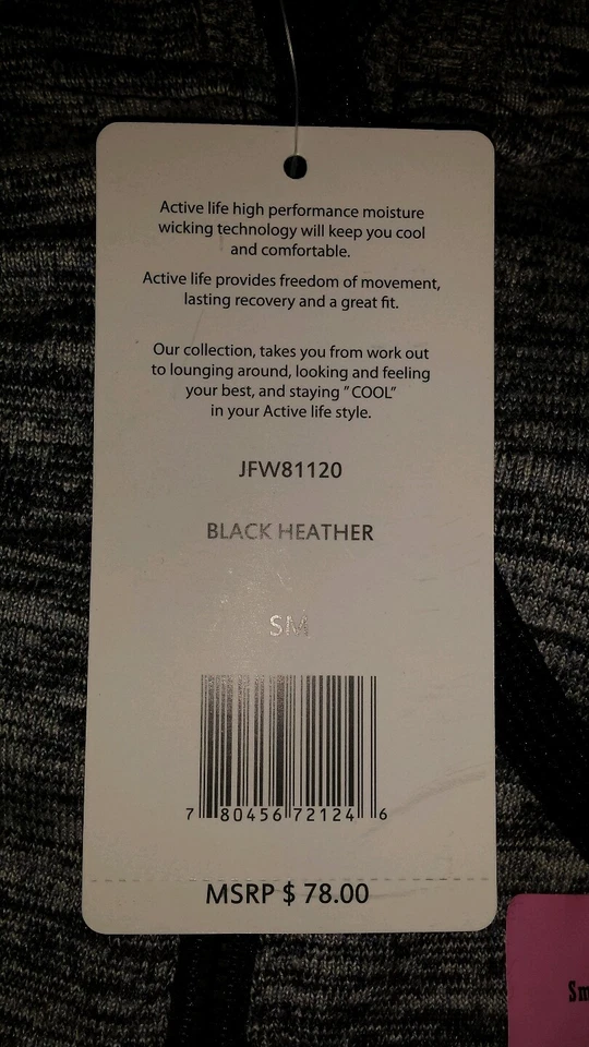 NEW Active Life Women's Athleisure Full Zip Hooded Vest Size Small $78 Retail - Image 4 of 4