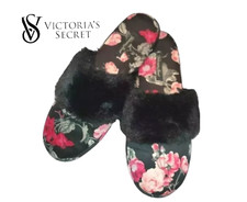 2 Pairs Victoria s secret Signature Satin House Slippers Size Medium