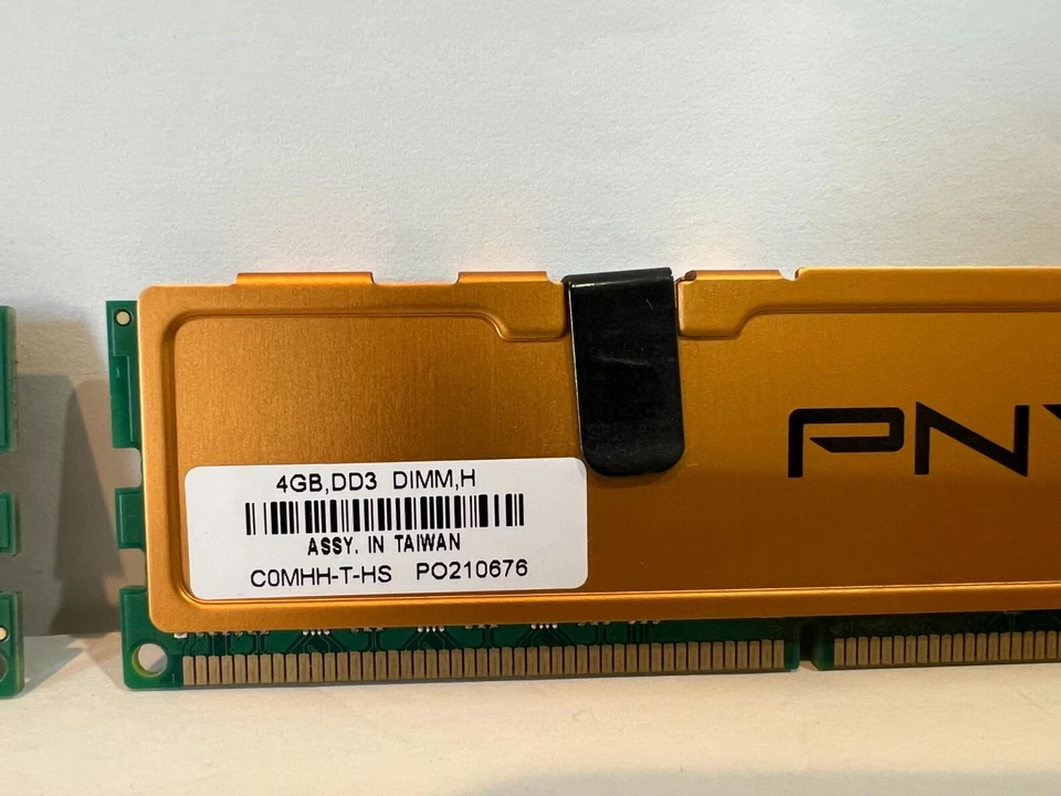 PNY (4GBX2) DDR3 1333MHz PC3-10600 SDRAM 1.5V C0MHH-T-HS - Image 4 of 4