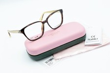 KATE SPADE GIULIANA 086 Havana 52-15-140 Eyeglass Frames w/Case w/Cloth C172