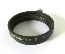 Leica Leitz 0 Black Filter Holder / Clamp-on Adapter Ring, Glassless Type
