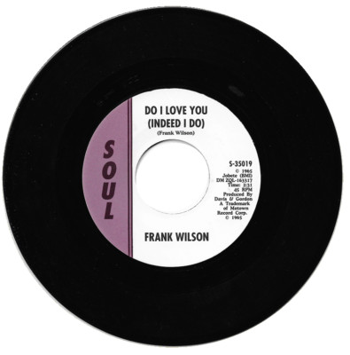 Frank Wilson Do I Love You (Indeed I Do) + Instrumental Northern Soul Listen