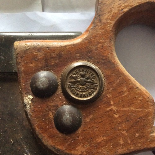 A Vintage W M Marples And Sons Tenon Saw Cast Steel.In Original Condition - Picture 3 of 12