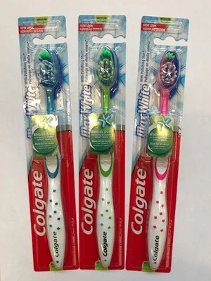 Colgate Max White Toothbrush Medium Head Pack of 1/2/3/