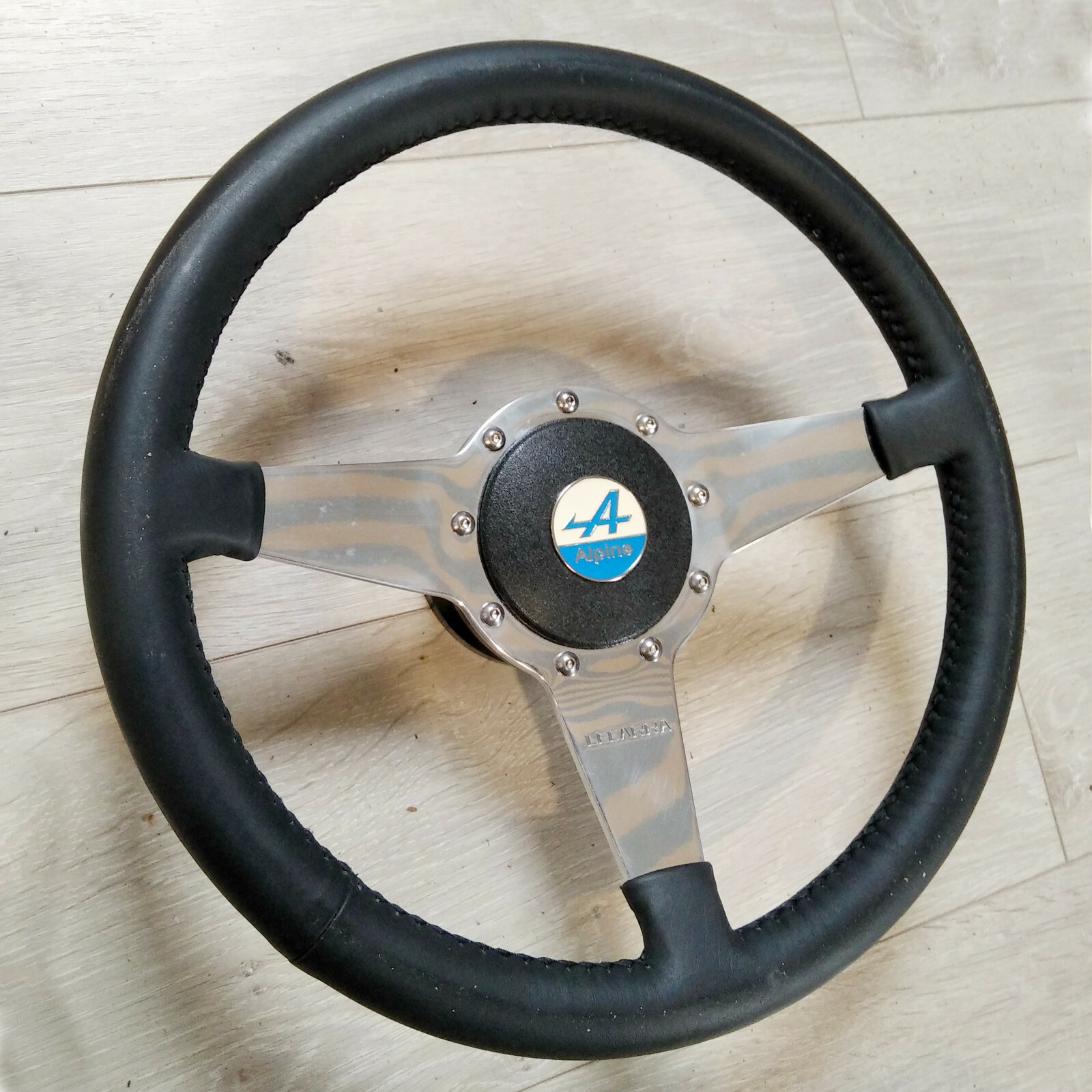 Volant cuir Moto-Lita Lecarra 3Br complet de rechange pour Alpine A110 A310 R8