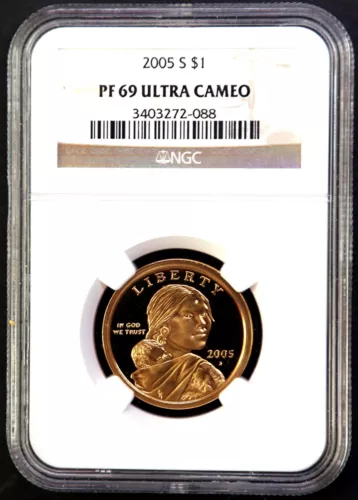 2005 S SACAGAWEA Dollar Proof NGC PF69-Free Ship