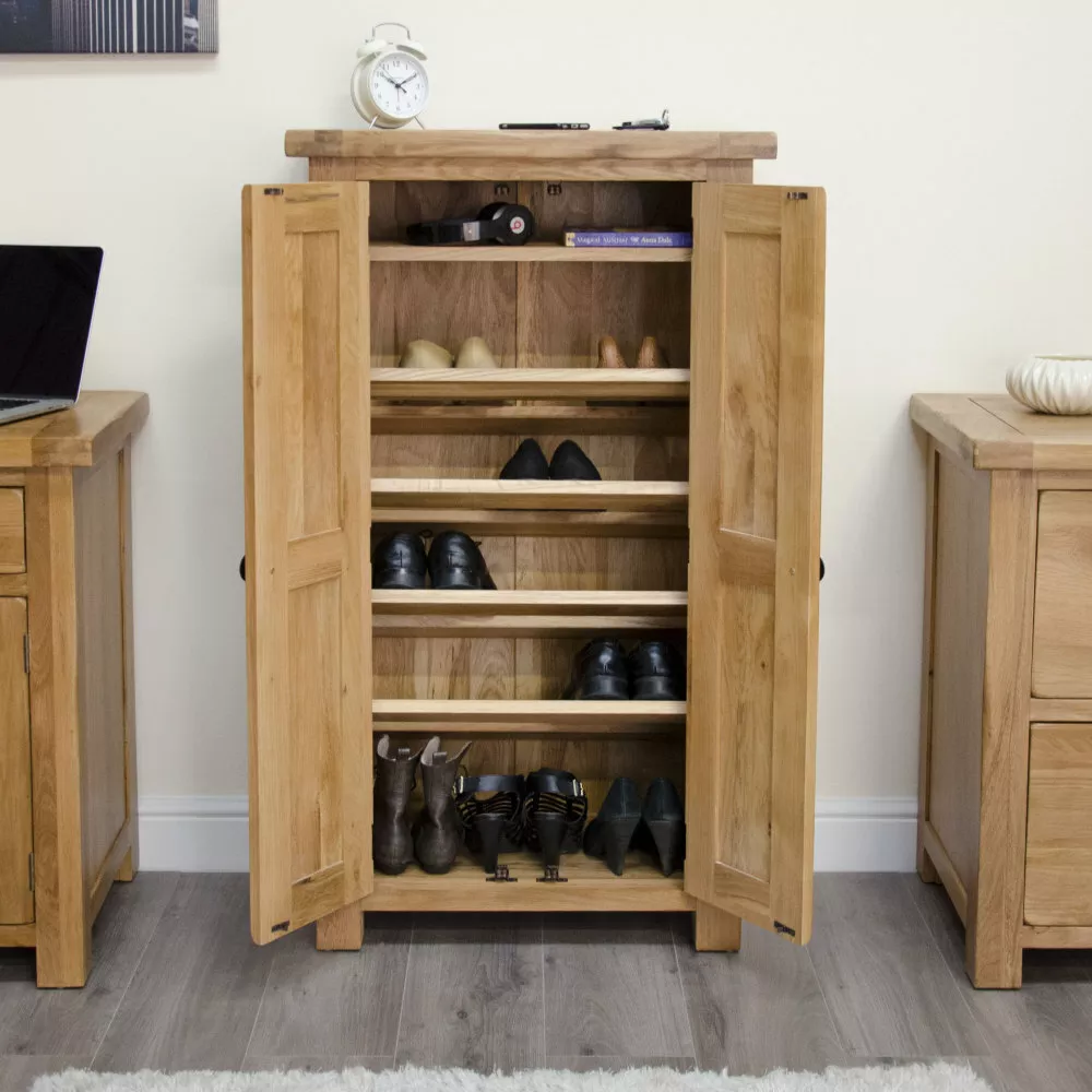 Rustic shoe cupboard deals