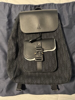 Dior Mens Saddle Backpack With Flap NWT (Brand New)