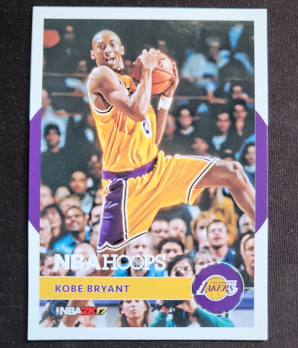 Kobe Bryant NBA Hoops, Panini, NBA 2k17 Card #1 (Rare)