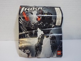 LEGO BIONICLE INIKA TOA NUPARU (8729) WITH CANISTER AND MANUAL **FREE SHIPPING**