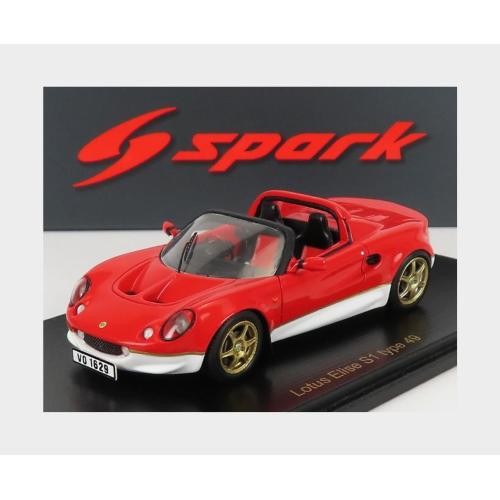 1:43 SPARK Lotus Elise S1 Spider Type 49 Rhd 1999 Red White S8221 - Foto 2 di 2