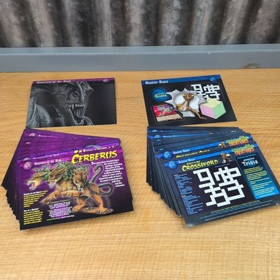 Weird n Wild Creatures 133 Cards Monsters Of The Mind & Monster Mania Incomplete