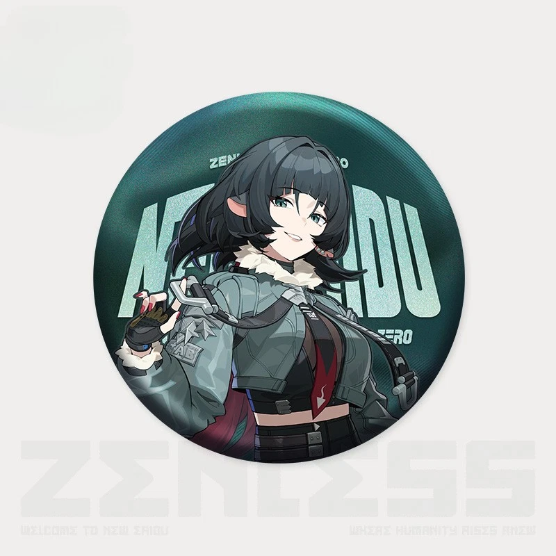 MiHoYo Zenless Zone Zero Badge Jane Doe Emblem Official Goods Pins Original - Image 4 of 4