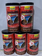 Lot Of 5 Tetra JumboMin Large Floating Sticks, Food for Monster Fish, 7.4 Ounce
