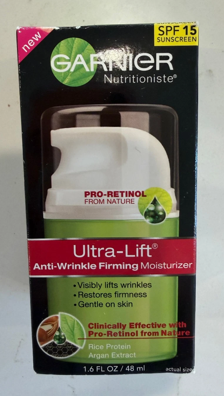 Garnier Ultra-Lift Anti-Wrinkle Firming Moisturizer Pro Retinol 1.6 oz Free S/H