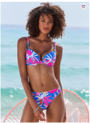 Lascana tropical underwire bikini top