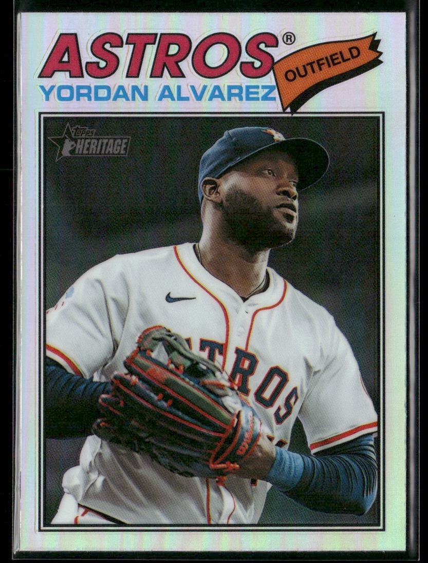 2026 Topps Heritage Yordan Alvarez #25 Chrome Refractor Astros (879)