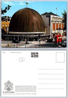 Vintage London Planetarium Madame Tussauds Marylebone Road Postcard John Hinde