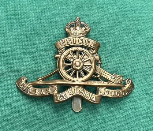 WW1, The Royal Artillery ~ 100% Genuine British Army Military Cap Badge