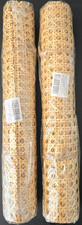 2-Pack 14" X 3.3 ft Cane Webbing Natural Rattan Webbing Caning Projects Woven