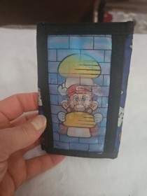 Avon Super Mario Bros. Lenticular Hologram Wallet Nintendo NES Trifold 1990's