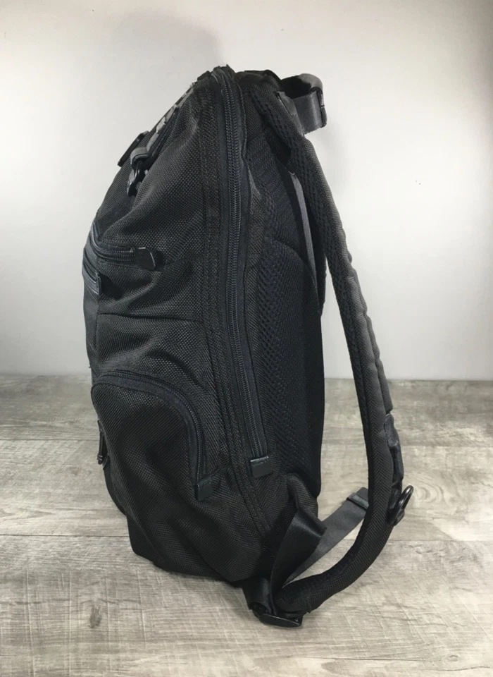 TUMI ALPHA 22681DH BRAVO KNOX BACKPACK Rucksack Laptop Bag WITH BLACK LEATHER - Image 4 of 4