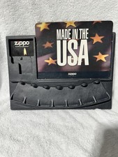 Vintage Made In The USA Counter Display Zippo Lighters
