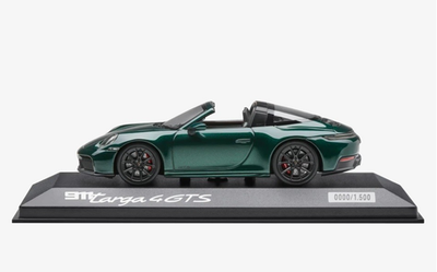 1/43 Porsche 911 992.2 Targa 4 GTS Open 2024 Green Model by Spark