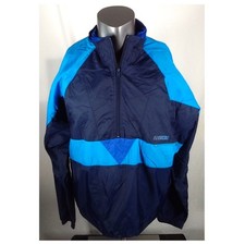 Vintage 80's 90's NIKE Windbreaker Jacket Large Men's Full Zip Color Block