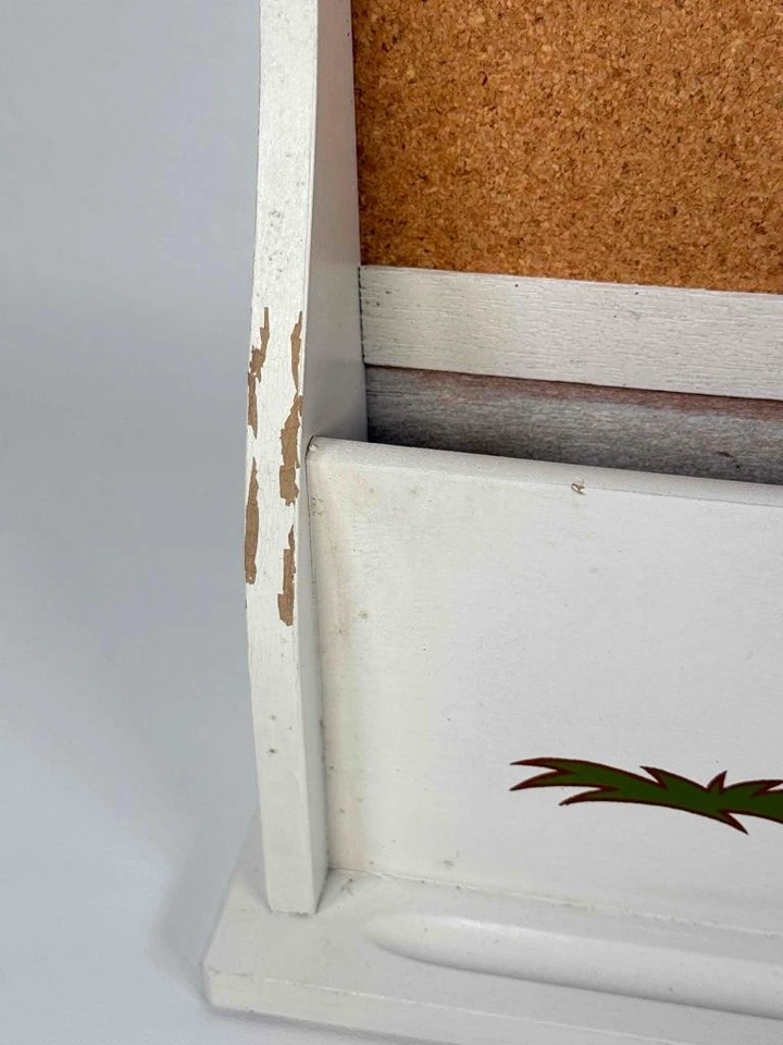 Vintage 1970s MERRY MUSHROOM Bulletin Board Wall Shelf Decor Japan RARE - Image 4 of 4