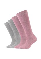 Socken Kinder 4 Paar Camano 003902000 Chalk Pink Melange GrößE 27-30