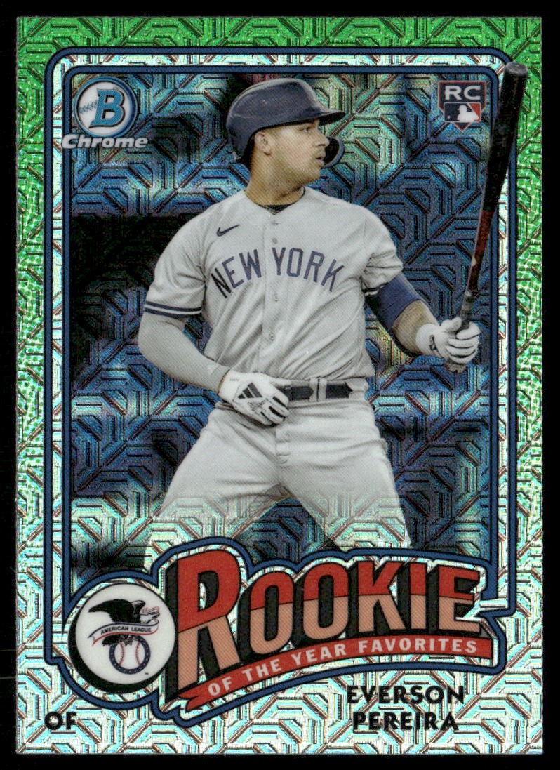 2024 Bowman #ROY-15 Everson Pereira Rookie of the Year Favorites Mojo Refractors