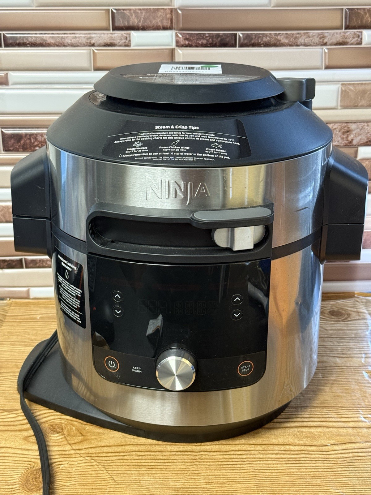 & Steam Fryer  Ol601 - Preowned