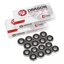 Dragon Roller Skate Bearings 16 Pack - High Performance Skate Rollerblade Bea...