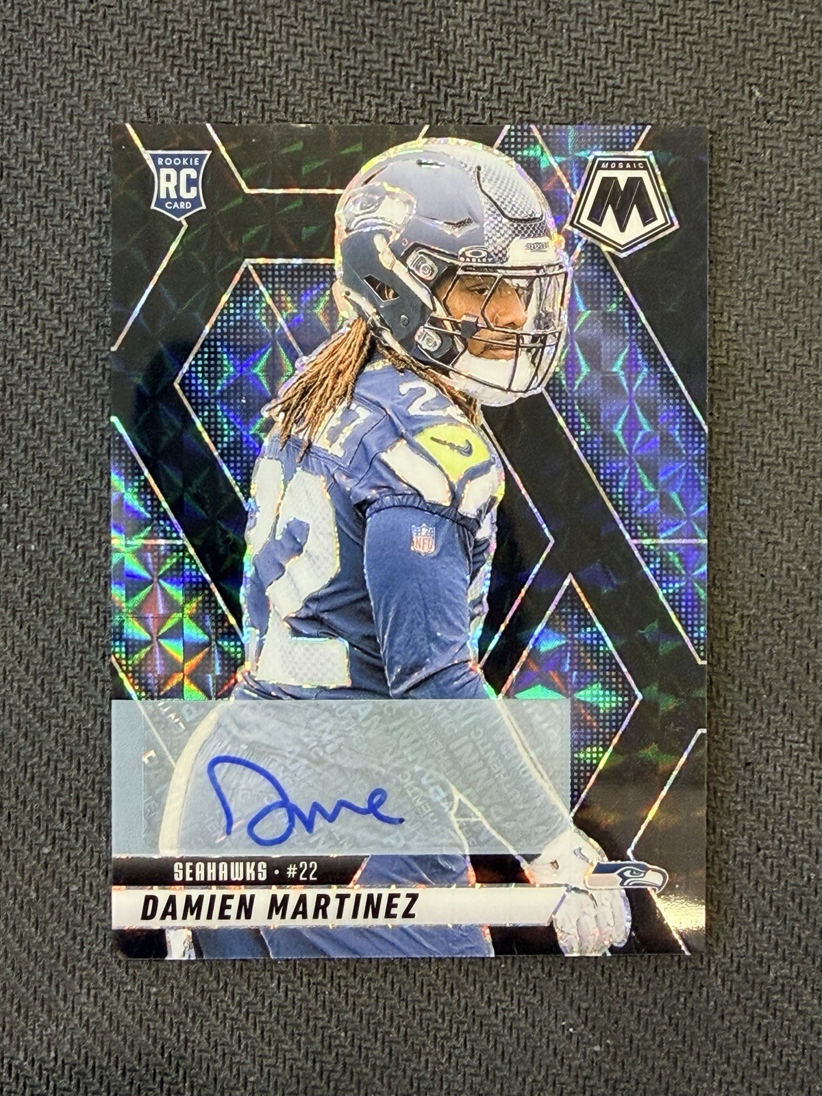 Damien Martinez Panini Mosaic #360 Autograph Black