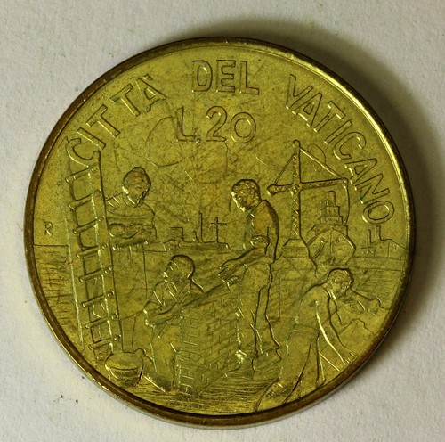 VATICAN 20 Lire 1999/XXI - Aluminum/Bronze - Work - aUNC - 187