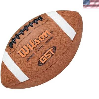 GST Composite Football - Official Tan Color, Adult Size, NFL