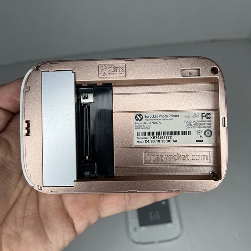 HP Sprocket X7N07A SNPRH-1603 Mobile Portable Photo Printer W/ Charge Cable - Picture 12 of 20