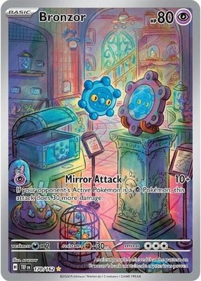 Bronzor Holo 170/162 SV05: Temporal Forces Illustration Rare NM
