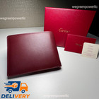 Cartier Must de Cartier Burgundy Calfskin Bifold Wallet w/ Box & Luxury Rare Auc — photo 2