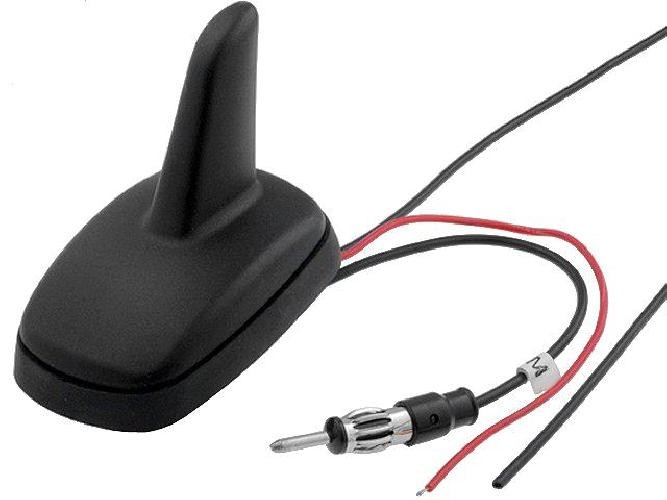 Antenne Aileron de Requin AM/FM avec GPS Intégré Connectique DIN 12VDC Câble RG174