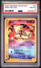 Abra Reverse Holo 93/165 PSA 8 Expedition Pokemon Card