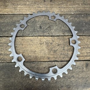 Vintage Shimano 39T Chainring 130 BCD 5-Arm Silver Alloy SG Road Bike B-39 39